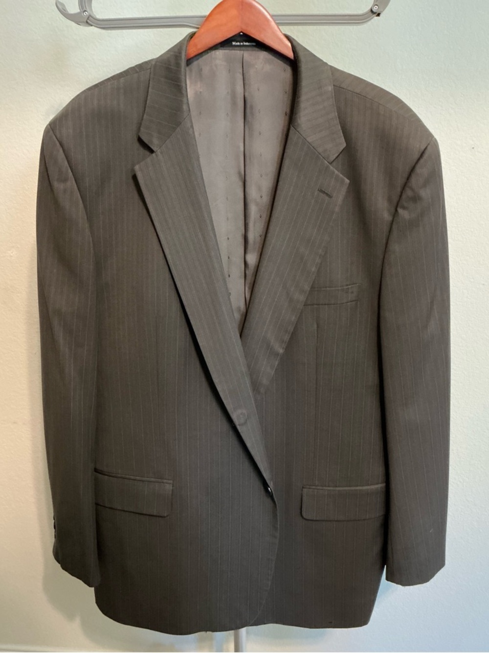 Joseph & Feiss Charcoal Pinstripe Suit Jacket